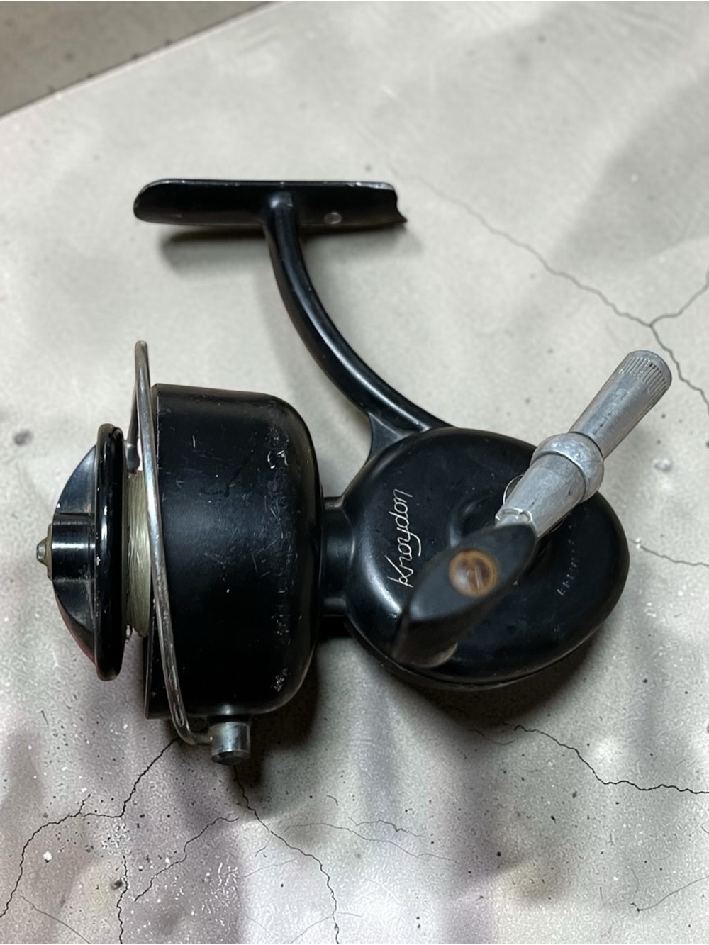 Rare Antique Kroydon Brevete 8GDG Classic Spinning Reel Made in France